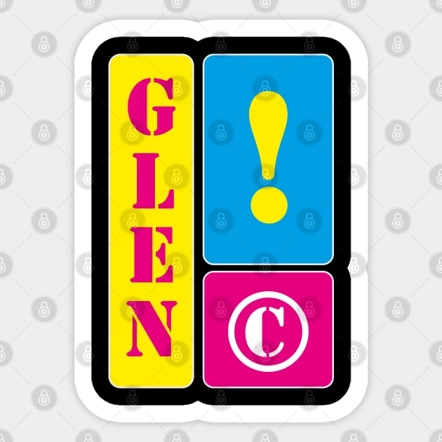 My name is Glen Sticker by mallybeau mauswohn